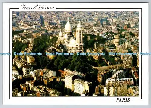 D324119 Paris. Die Herz-Jesu-Kirche und Montmartre. Abeille Cartes. Editionen