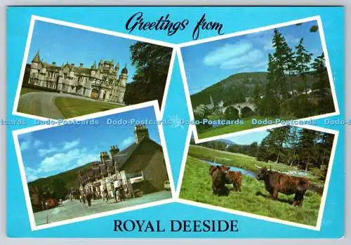 D324120 Royal Deeside. White Heather Publishing Co Ltd. Aberden. Schottland. Multi