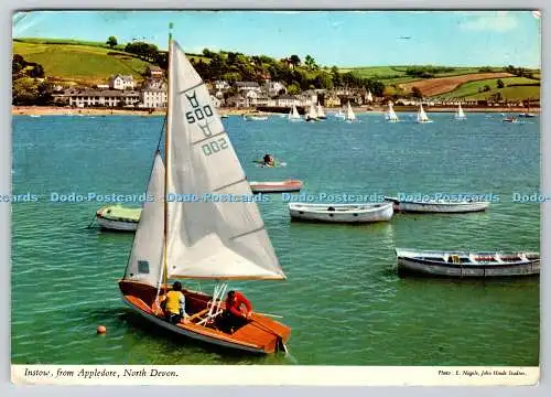 D324122 Instow. Von Appledore. North Devon. E. Nagele. John Hinde. PM Bideford