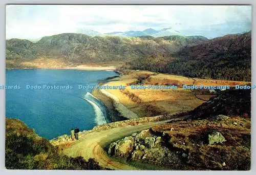 D324132 Gruinard Bay. Blick auf einen Teallach von Top Gruinard Hill Western Ross