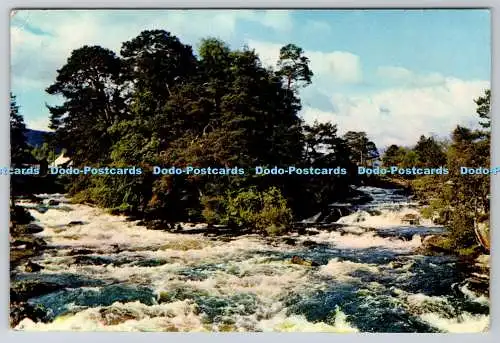 D324135 Die Insel und die Fälle von Dochart. Killin. Perthshire. J. Arthur Dixon. In