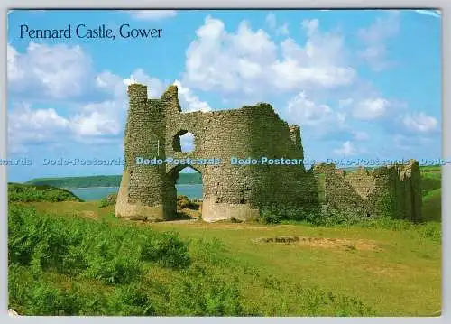 D324144 Pennard Castle. Gower. J. Salmon Ltd. Sevenoaks. Kent