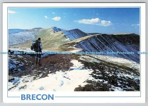 D324187 auf Brecon Beacons. Powys. T. J. Clark. J. Arthur Dixon. Cyfarchion o Gym