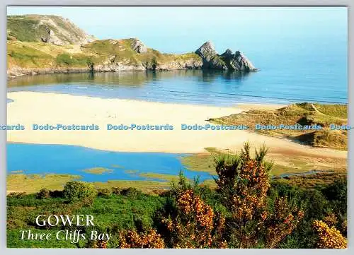 D324191 Gower. Three Cliffs Bay. J. Salmon Ltd. Sevenoaks. Kent