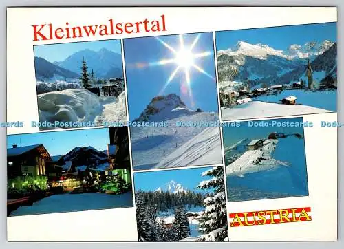 D324198 Kleinwalsertal Österreich. Gut Erholt in Schnee und Sonne. H. Gundolf. Riez