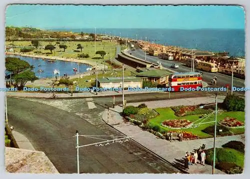 D324215 Die Front mit Blick nach Osten. Südsee. Valentine and Sons Ltd. Dundee. 1968