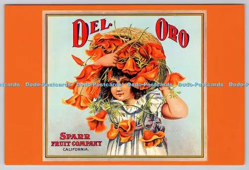 D324281 Del Oro. Sparr Fruit Company. Kalifornien. Kollektion Dorothy Hirschle