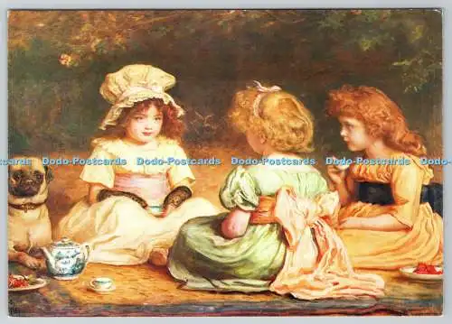 D324289 Afternoon Tea. Sir John Everett Millais R.A. Mit freundlicher Genehmigung der Honoura