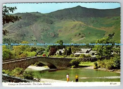 D324304 Grange in Borrowdale. The Lake District. Bamforth and Co Ltd. Holmfirth.