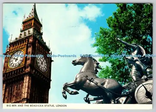 D324370 Big Ben und die Boadicea Statue. London. Colourmaster International. Pho