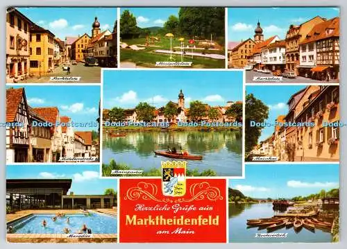 D324435 Marktheidenfeld am Main. Krapohl Verlag. 1983. Multi View
