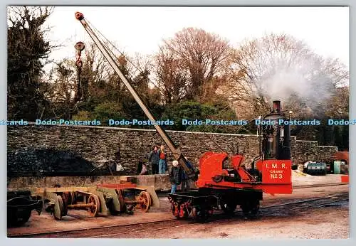 D324450 Isle of Man Railways Dampfkran Nr. 3 ausgestellt am Douglas Railway Stat