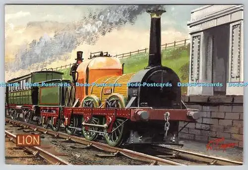 D324451 Löwe. Gemälde mit Lokomotiven und Eisenbahnszenen. G. S. Cooper.