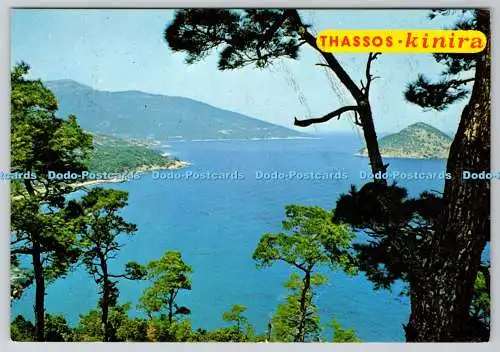 D324455 Thassos. Kinira. Insel Griechenland. Postkarte