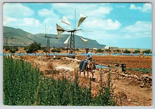 D324464 Kreta. Mallia. Windmühle zur Bewässerung. G. Loucatos. Athen. Griechenland. G.