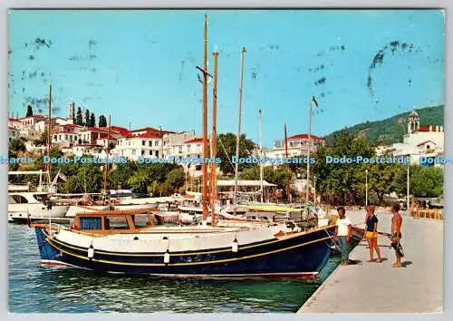 D324469 Skiathos. Ein Morgen am schönen Strand. M. Toumbis