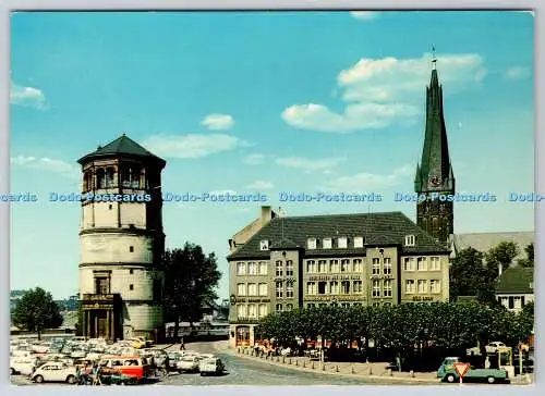 D324470 Düsseldorf am Rhein. Blick zum Schlosturm. Klaus Rahmel Verlag. Pulheim