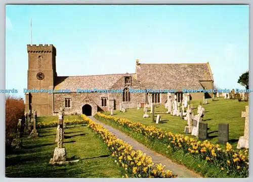 D324877 Crantock Kirche. Newquau. Cornwall. Beric Tempest Publications. Charles