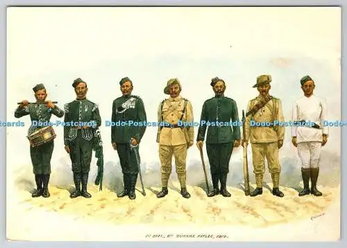 D324930 Bataillon 8th Gurkha Rifles. von Richard Simkin. National Army Museum. Lo