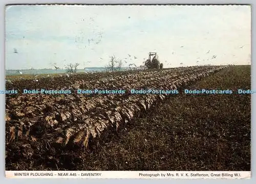 D324950 Winterpflug. Nahe A45. Daventry. Mrs. R. V. K. Stafferton. Tolle Bi