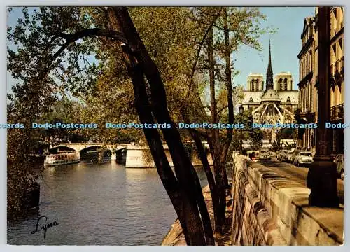 D325064 Frankreich. Paris. Notre Dame und die Seine. LYNA PARIS. Lyoncolor. N. 1058.