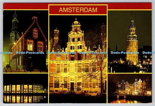 D325088 Niederlande. Amsterdam. Hamar. N. 592. Postkarte. Multi View