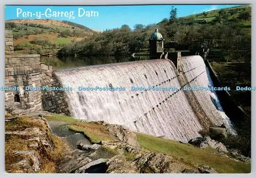D325090 Elan Valley. Pen y Garreg Dam. J. Salmon. Sevenoaks. Kamerafarbe Postca