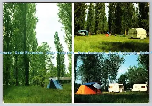 D325094 Burgos. Camping Fuentes Blancas. Inter. Espana. N. 1. Postkarte. Multi vi