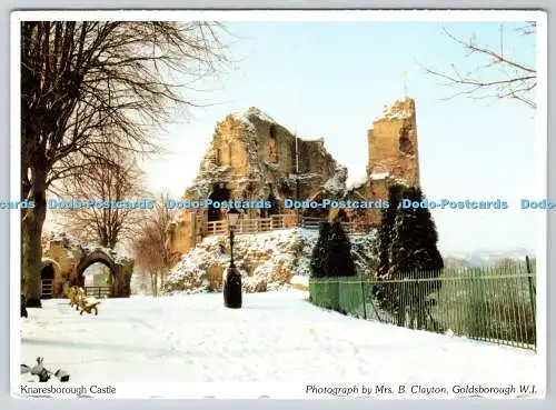 D325148 Knaresborough Castle. B. Clayton. Goldsborough W.I. North Yorkshire Wes