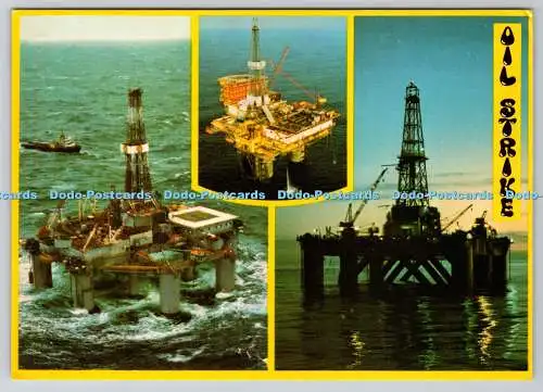 D325198 Ölschlag. Nordseeölstrukturen. Shell Photographic Library. Weißh