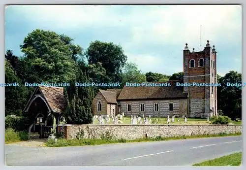 D325211 Hampshire. Old Alresford Church. J. Arthur Dixon. Newport. Farbfotografie