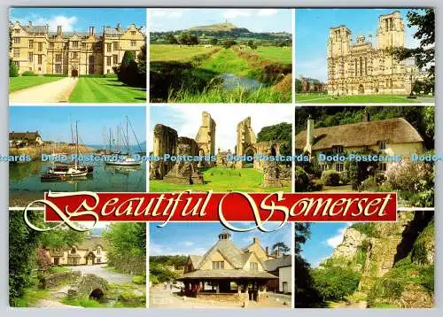 D328654 Schönes Somerset. Montacute. Porlock Wehr. Winsford. Glastonbury Tora