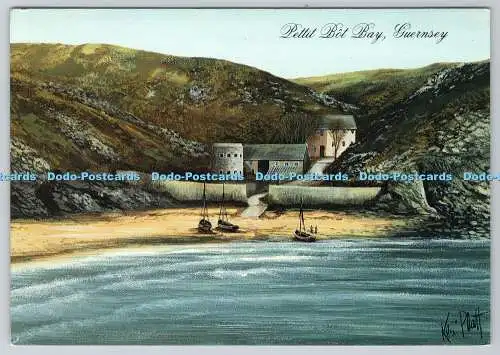 D328656 Guernsey. Pettit Bot Bay. Bilder. Cornwall. Kevin Platt und D. G. Thom