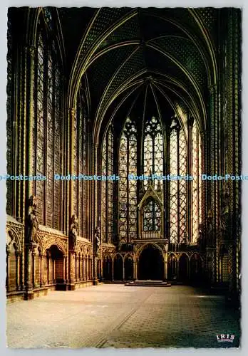 D326082 Frankreich. Paris. Interieur de la Sainte Chapelle. IRIS. Mexichrom. Chanta
