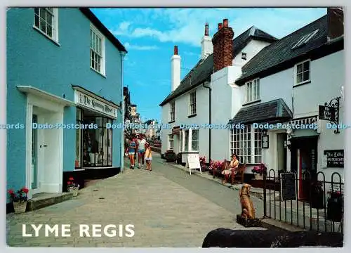 D331287 Lyme Regis. Breite Straße von Bell Cliff. J. Salmon. Sevenoaks. Kent