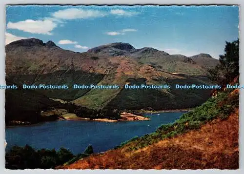 D328662 Argyllshire. Loch lang. Blick hinüber zum Schuster. Valentines Scots Pic