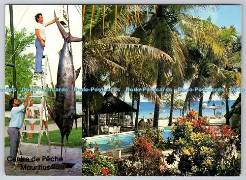D325283 Mauritius. Centre de Peche. Hotel Club Centre de Peche at Black River Ba