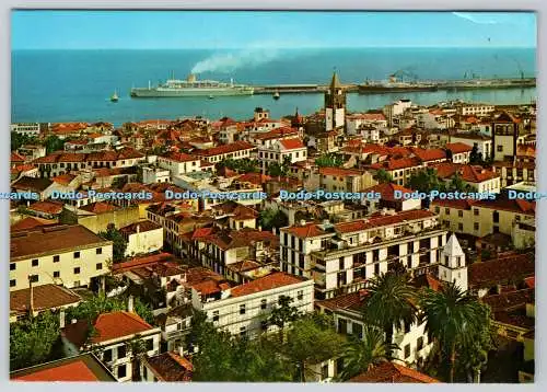 D325284 Madeira. Funchal. Teilansicht der Stadt. Hans Huber KG. Garmisch Teil