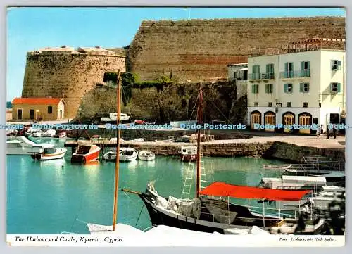 D328686 Zypern. Kyrenia. Hafen und Schloss. E. Nagele. John Hinde. Dublin. Irel