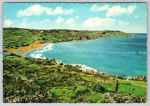 D325285 Malta. Ramla Bay. Gozo. The Malta Import and Export House. Postkarte