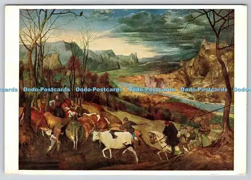 D328687 Wien. Kunsthistorisches Museum. Pieter Bruegel. Die Rückkehr der Herde