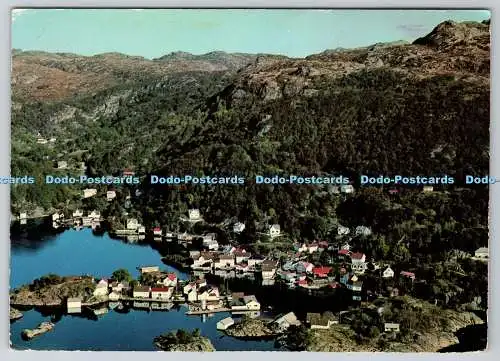 D325287 Norwegen. Agder. Rasvag. Norsk Fly of Flyfoto AS. SOla. 1973. Postkarte