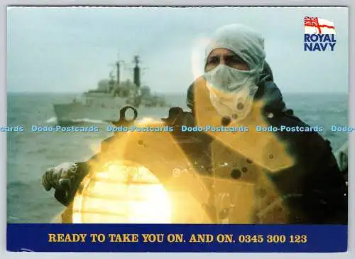 D334114 Royal Navy. Bereit zum Mitnehmen. Boomerang Media