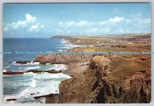 D328705 Cornwall. Die Küste bei Bude. J. Arthur Dixon. Newport. Farbfoto