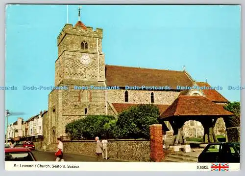 D334129 Seaford. Sussex. St. Leonards Kirche. E. T. W. Dennis. Scarborough. J. B