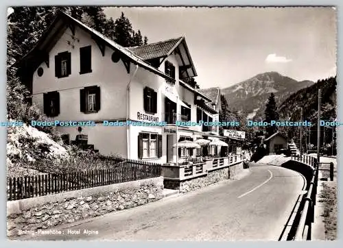 D331346 Brunig Passhöhe. Hotel Alpina. J. Gaberell