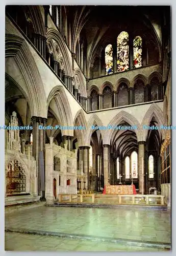 D326158 Kathedrale von Salisbury. The Sanctuary. J. Arthur Dixon. Newport. Farbe Pho