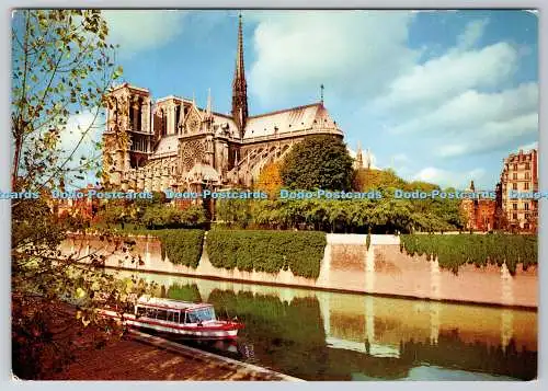 D328730 Frankreich. Paris. Notre Dame et la Seine. Italcolor. LYNA PARIS. N. 966. Po