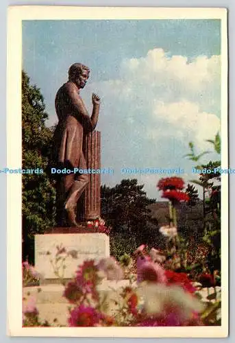 D326160 Moldawien. Bezirk Nisporeni. Denkmal für A. S. Puschkin im Dorf