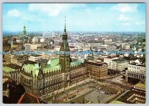 D331376 Hamburg. Rathaus und Rathausplatz. Hans Andres